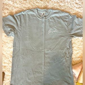 Bride comfort colors shirt size large